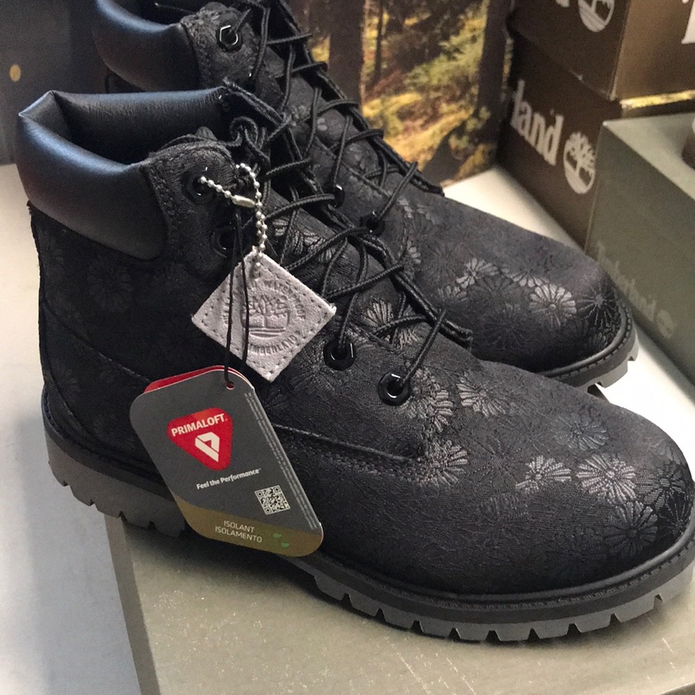 Timberland Floral Print Boots